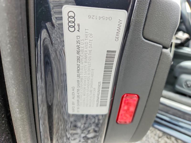 Продажа на аукционе авто 2018 Audi A4, vin: WAUDNAF48JN009825, номер лота: 51398826
