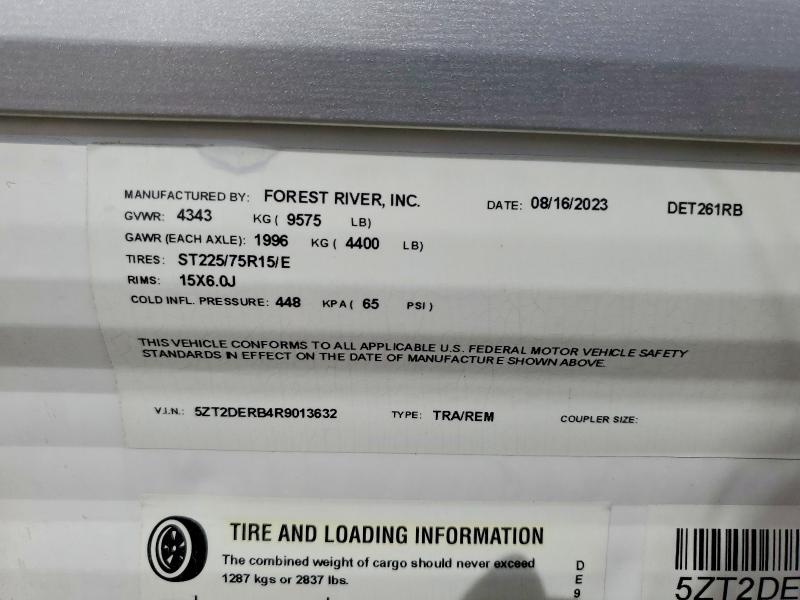 Продажа на аукционе авто 2024 Foresriver East West, vin: 5ZT2DERB4R9013632, номер лота: 54276256
