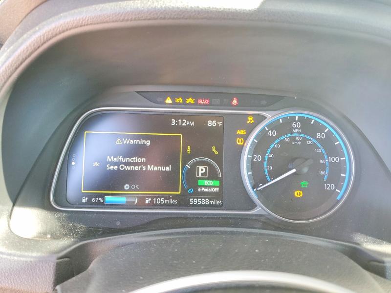 52554796 :رقم المزاد ، 1N4AZ1CP8LC311676 vin ، 2020 Nissan Leaf مزاد بيع