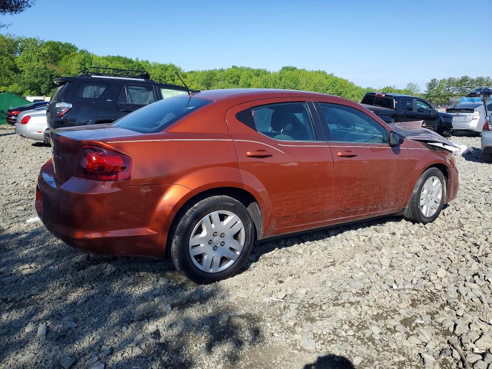 52802086 :رقم المزاد ، 1C3CDZAB9CN276663 vin ، 2012 Dodge Avenger مزاد بيع