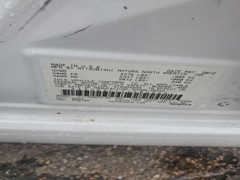 Продаж на аукціоні авто 2012 Mitsubishi Galant, vin: 4A32B3FFXCE022561, номер лоту: 53923236