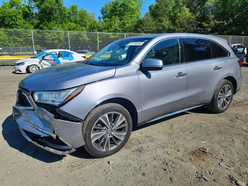 51774616 :رقم المزاد ، 5FRYD4H57HB000605 vin ، 2017 Acura Mdx مزاد بيع