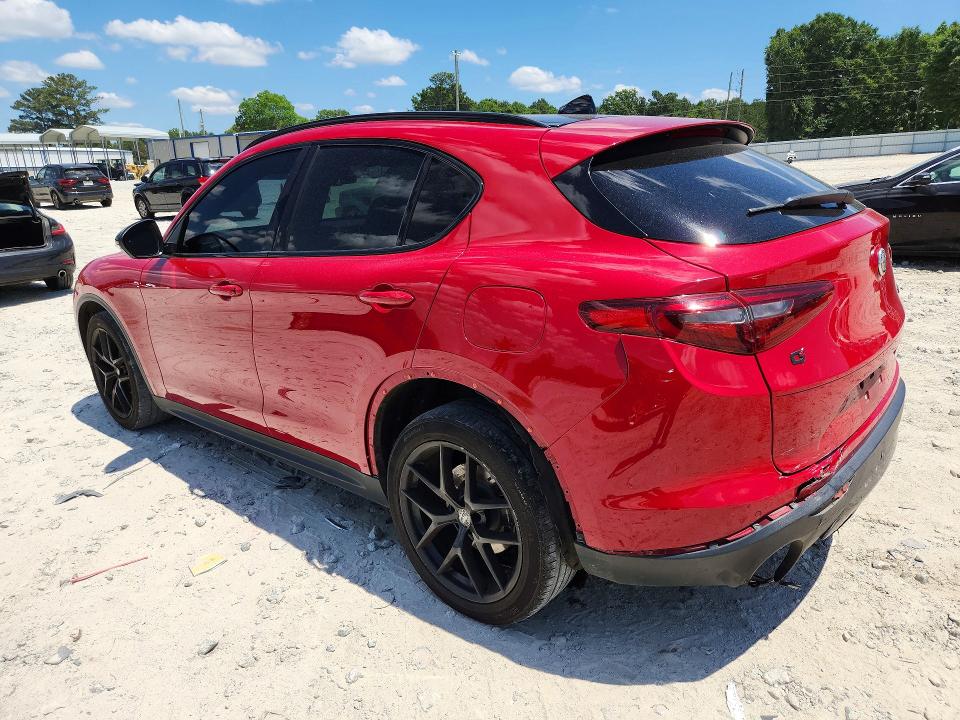 54042156 :رقم المزاد ، ZASPAKBN4K7C45322 vin ، 2019 Alfa Romeo Stelvio مزاد بيع