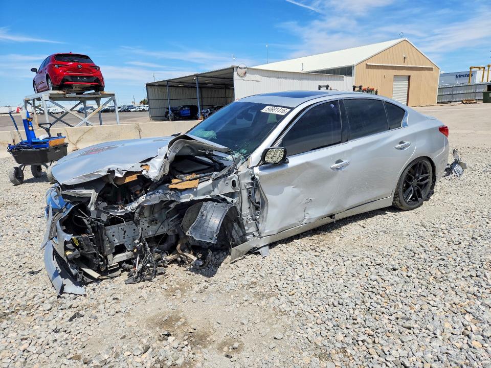 54981416 :رقم المزاد ، JN1AV7AR2EM702271 vin ، 2014 Infiniti Q50 Hybrid مزاد بيع