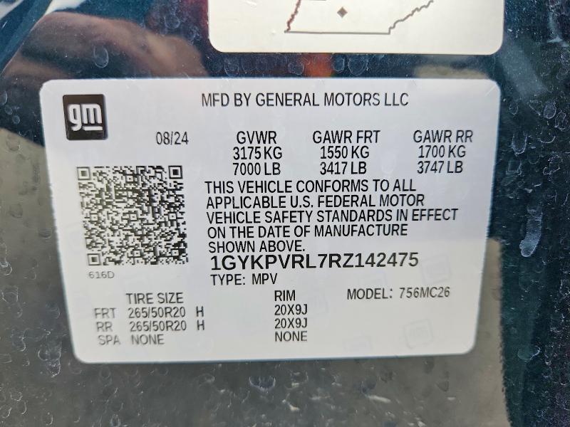 Продаж на аукціоні авто 2024 Cadillac Lyriq, vin: 1GYKPVRL7RZ142475, номер лоту: 54548746