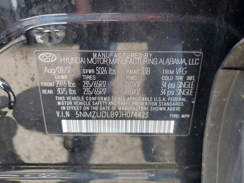 Продаж на аукціоні авто 2018 Hyundai Santa Fe Sport, vin: 5NMZUDLB9JH074423, номер лоту: 55132436