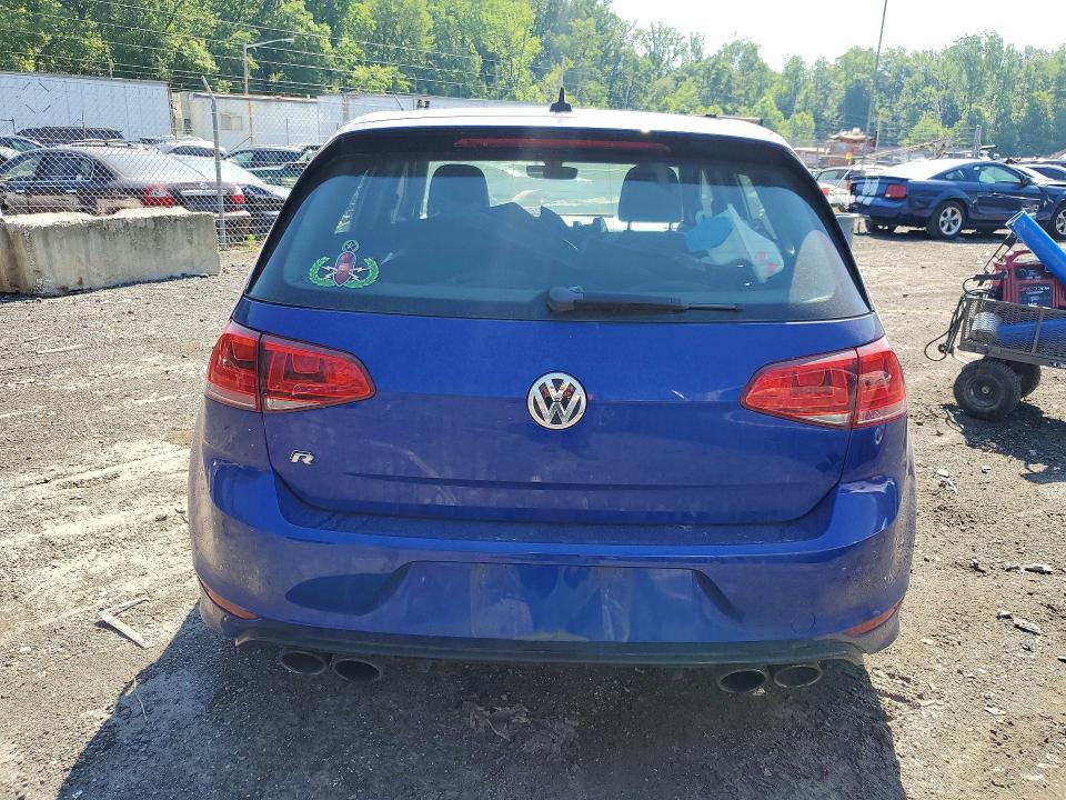 2017 Volkswagen Golf R მანქანა იყიდება აუქციონზე, vin: WVWVF7AU9HW104669, აუქციონის ნომერი: 52287886
