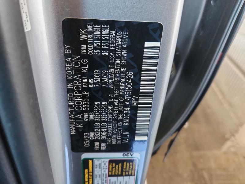 Продаж на аукціоні авто 2023 Kia Ev6, vin: KNDC34LA7P5150426, номер лоту: 54467916
