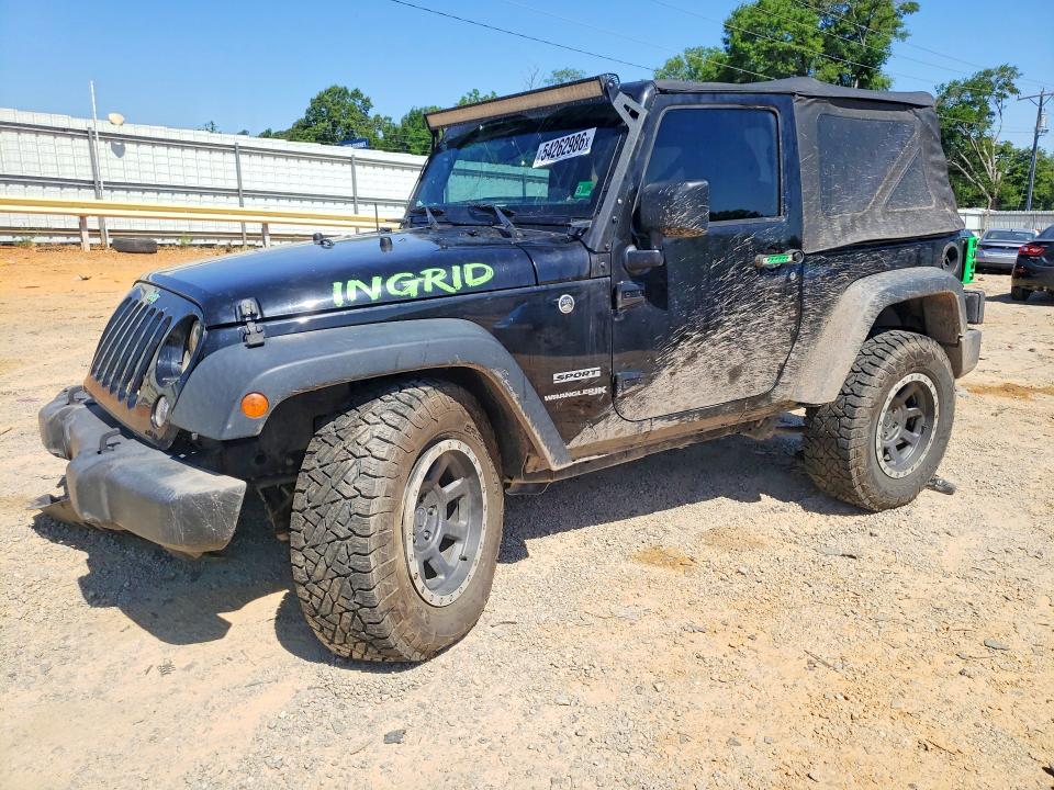 Продажа на аукционе авто 2018 Jeep Wrangler, vin: 1C4AJWAGXJL837922, номер лота: 54262986