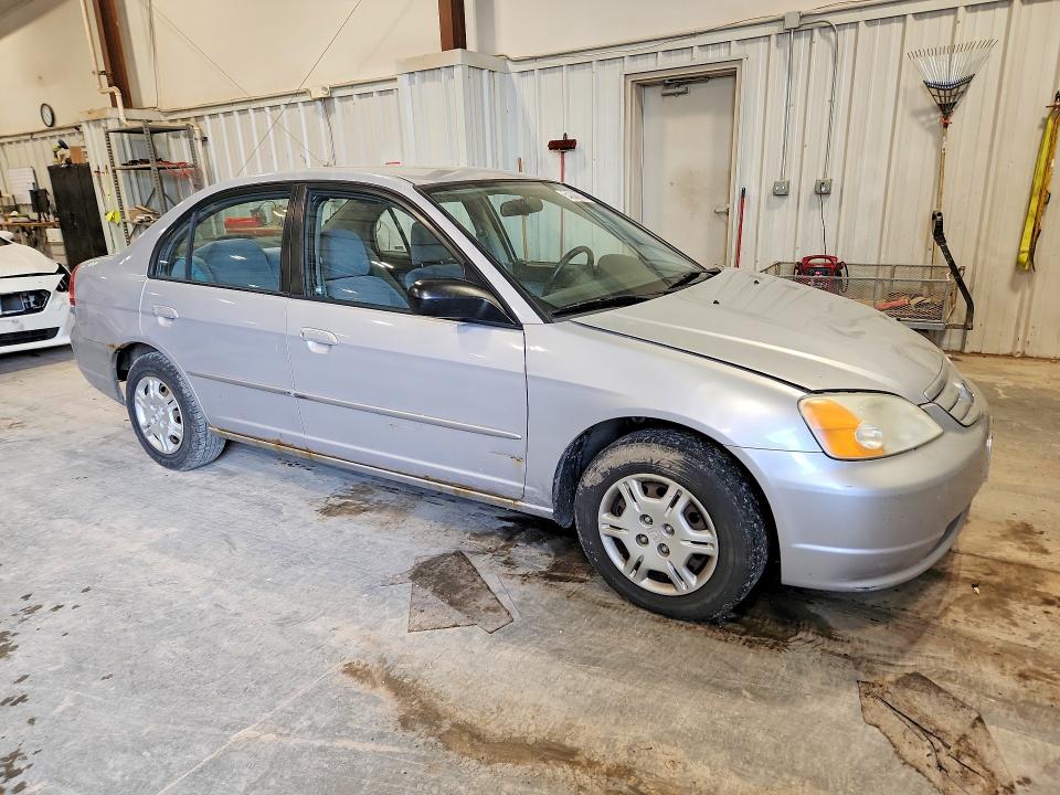 54300976 :رقم المزاد ، 1HGES16522L040091 vin ، 2002 Honda Civic مزاد بيع