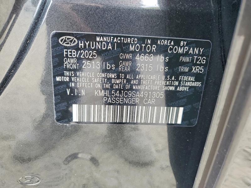 Продаж на аукціоні авто 2025 Hyundai Sonata, vin: KMHL54JC9SA491305, номер лоту: 52365026