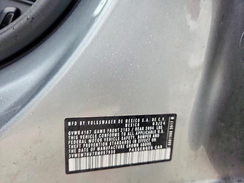 2024 Volkswagen Jetta მანქანა იყიდება აუქციონზე, vin: 3VWEM7BU7RM057936, აუქციონის ნომერი: 54655766
