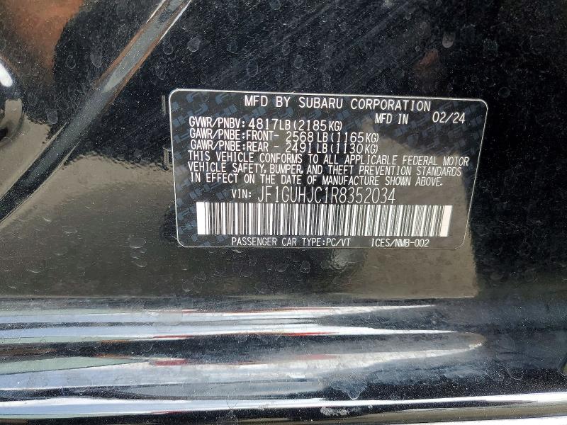 Продаж на аукціоні авто 2024 Subaru Impreza, vin: JF1GUHJC1R8352034, номер лоту: 52214636