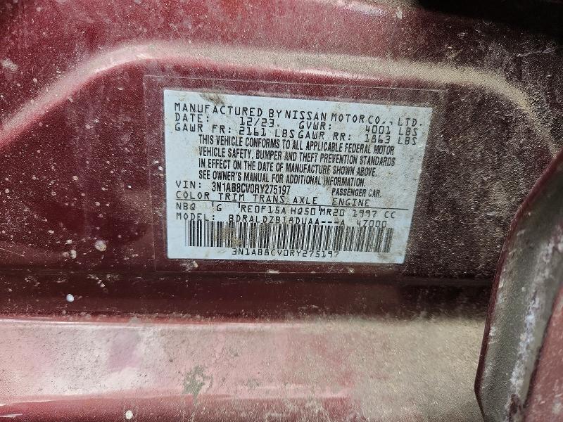 Aukcja sprzedaży 2024 Nissan Sentra, vin: 3N1AB8CV0RY275197, numer aukcji: 55180736
