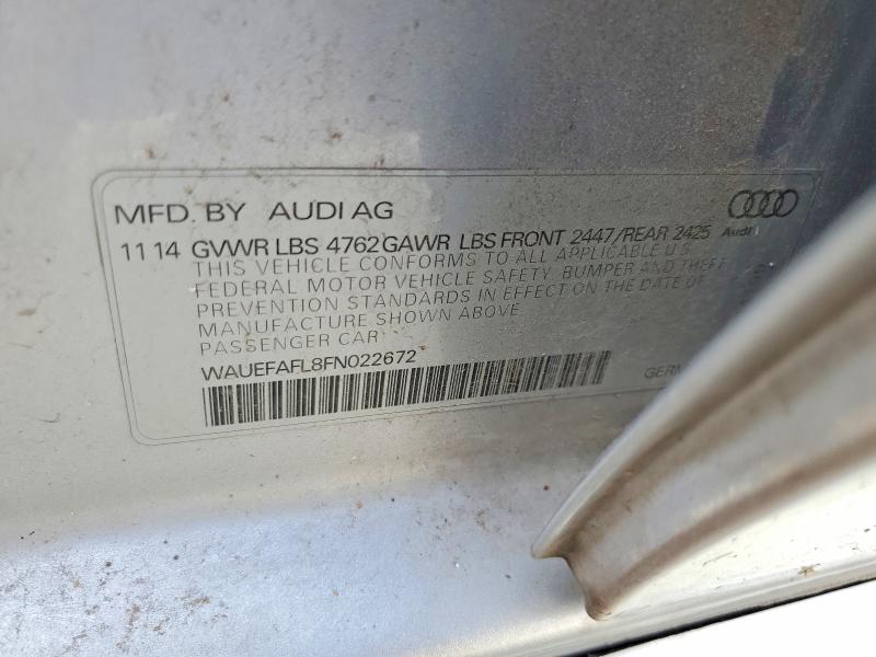 Aukcja sprzedaży 2015 Audi A4, vin: WAUEFAFL8FN022672, numer aukcji: 54810946