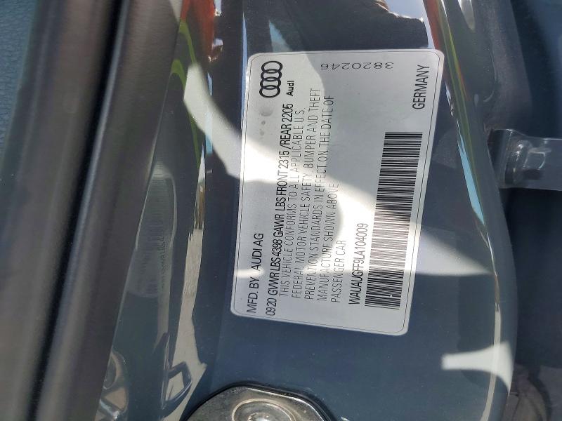 Продаж на аукціоні авто 2020 Audi A3, vin: WAUAUGFF9LA104009, номер лоту: 54925946