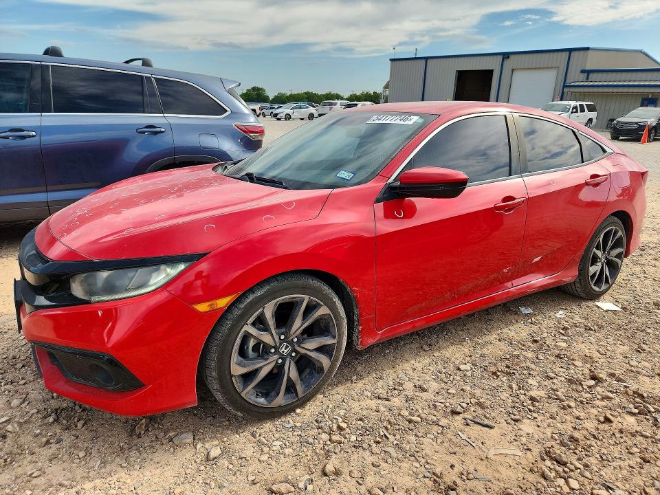 Aukcja sprzedaży 2019 Honda Civic, vin: 2HGFC2F84KH527145, numer aukcji: 54177746