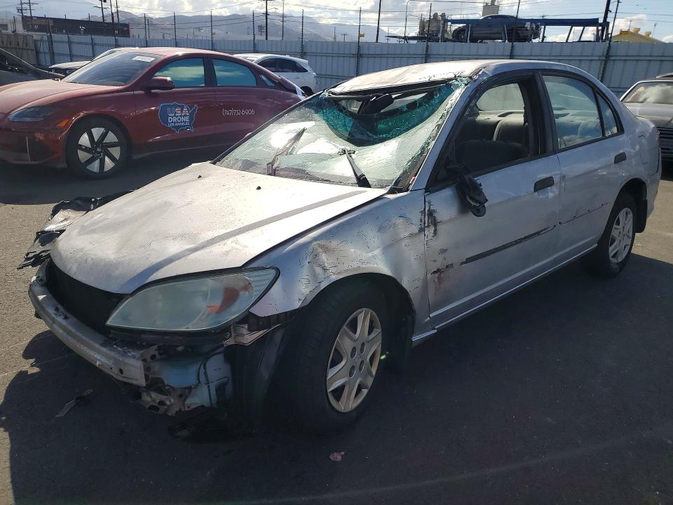 Aukcja sprzedaży 2004 Honda Civic, vin: 1HGES16384L017321, numer aukcji: 55386736