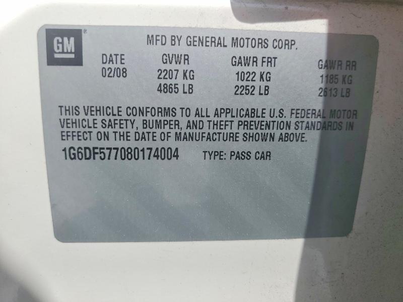 Продаж на аукціоні авто 2008 Cadillac Cts, vin: 1G6DF577080174004, номер лоту: 52320456