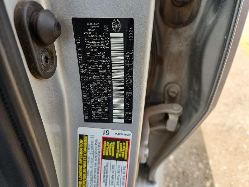Aukcja sprzedaży 2021 Toyota Camry, vin: 4T1C11AK9MU469856, numer aukcji: 54013296