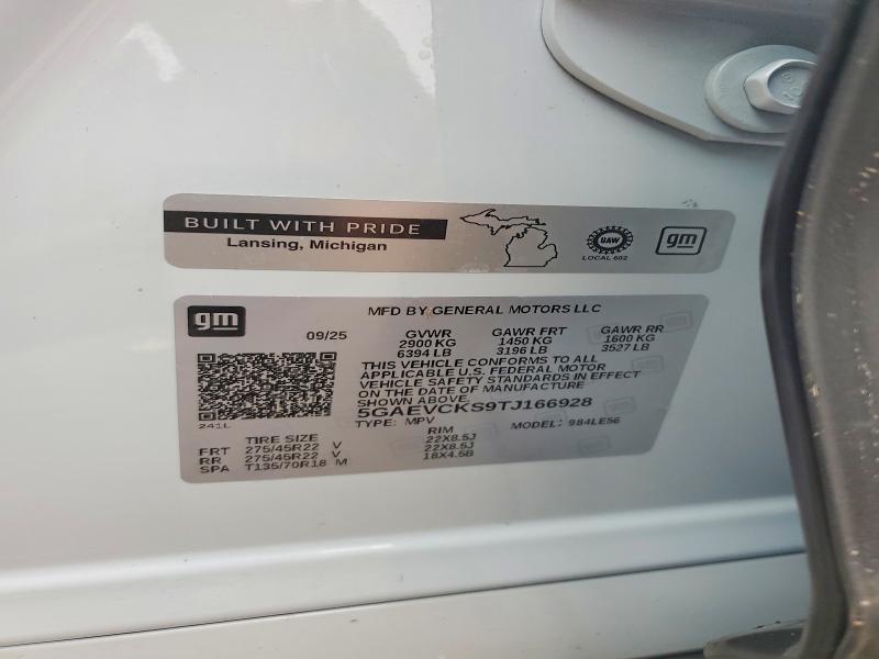 Aukcja sprzedaży 2026 Buick Enclave, vin: 5GAEVCKS9TJ166928, numer aukcji: 52671566