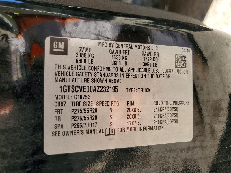 Продажа на аукционе авто 2010 Gmc Sierra, vin: 1GTSCVE00AZ232195, номер лота: 52688296