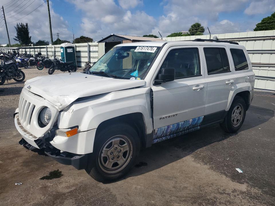 51617476 :رقم المزاد ، 1C4NJPBAXGD699500 vin ، 2016 Jeep Patriot مزاد بيع