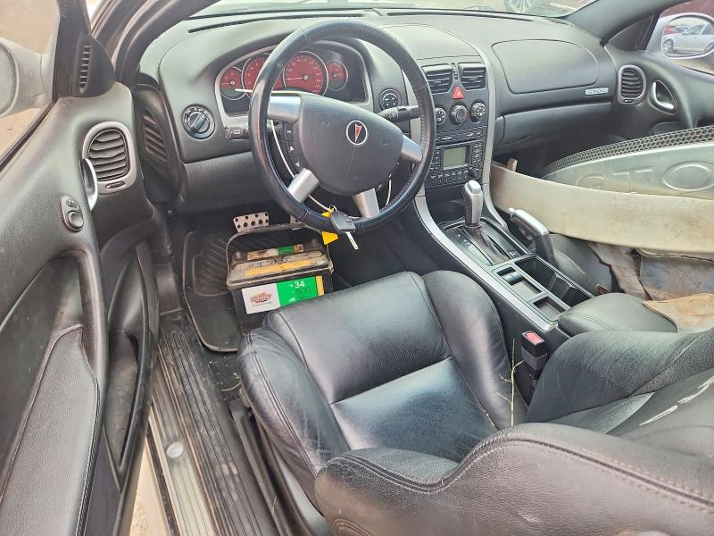 2005 Pontiac Gto მანქანა იყიდება აუქციონზე, vin: 6G2VX12U45L368914, აუქციონის ნომერი: 55310646