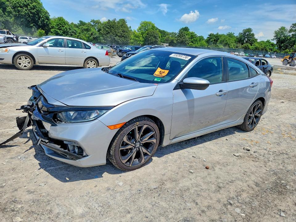 Aukcja sprzedaży 2021 Honda Civic, vin: 2HGFC2F81MH536565, numer aukcji: 55099736
