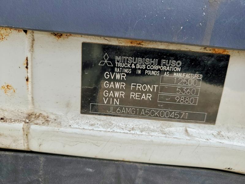 Aukcja sprzedaży 2012 Mitsubishi Fec52s, vin: JL6AMG1A5CK004571, numer aukcji: 53077996