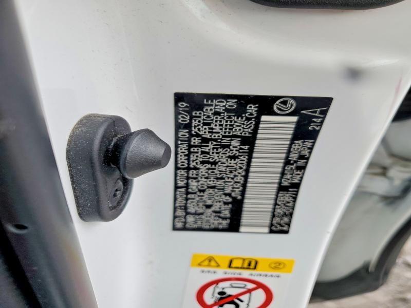 Aukcja sprzedaży 2019 Lexus Ux, vin: JTHU9JBH2K2006114, numer aukcji: 55157606