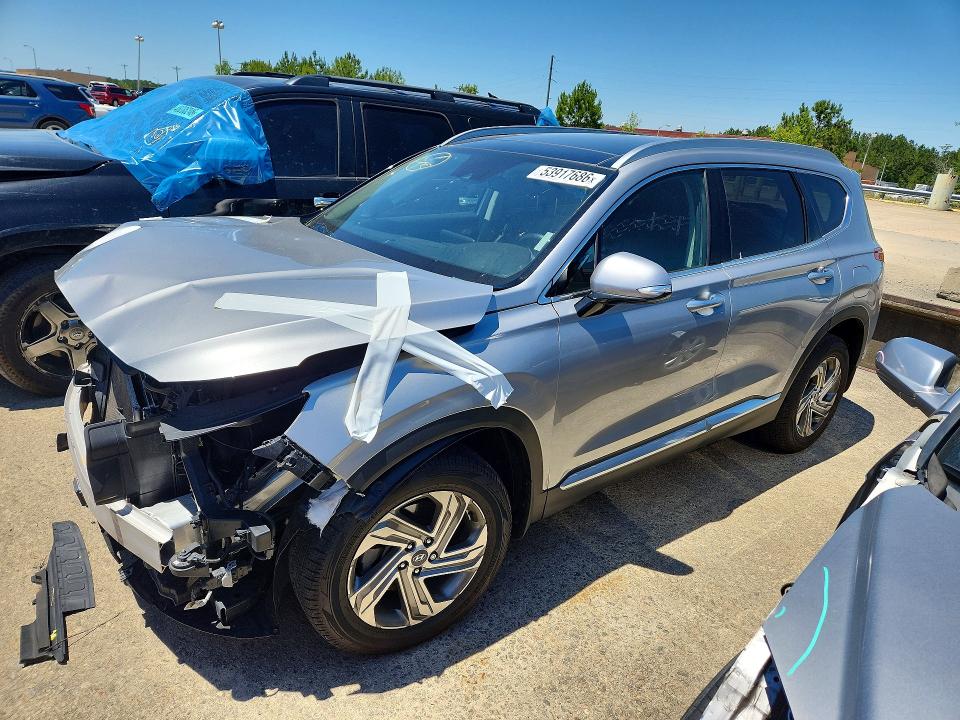 53917686 :رقم المزاد ، 5NMS34AJ1NH403037 vin ، 2022 Hyundai Santa Fe مزاد بيع