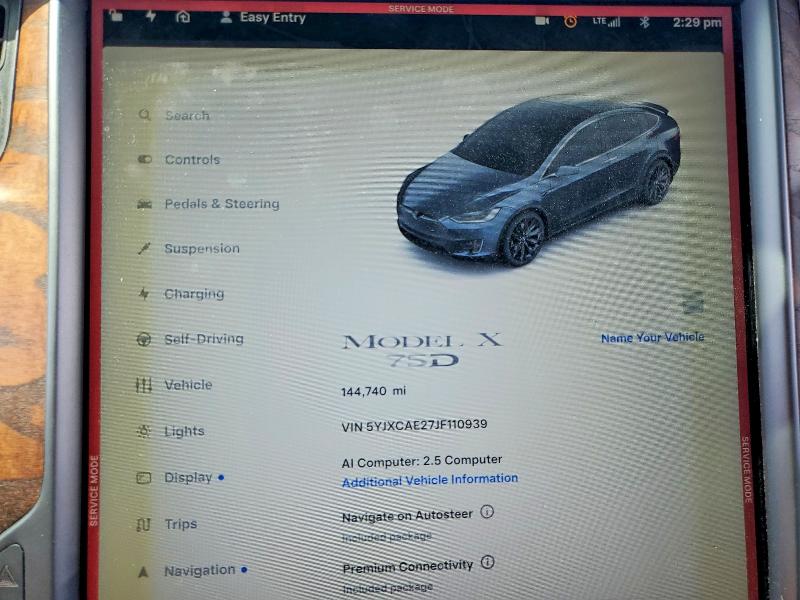 Aukcja sprzedaży 2018 Tesla Model X, vin: 5YJXCAE27JF110939, numer aukcji: 53521946