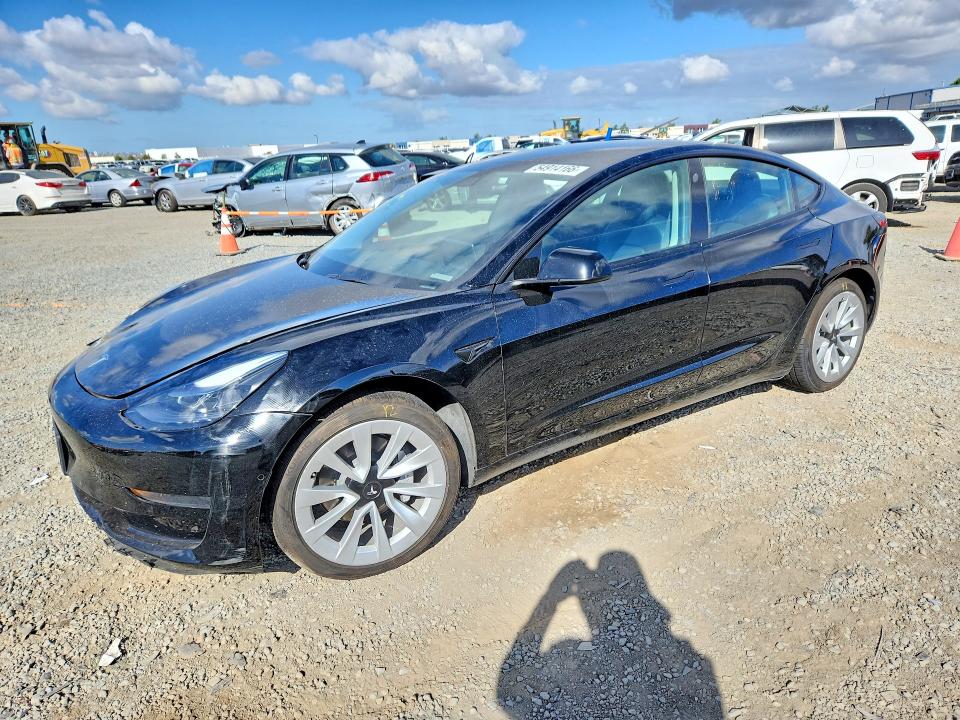 Auction sale of the 2022 Tesla Model 3, vin: 5YJ3E1EA0NF135025, lot number: 54914166
