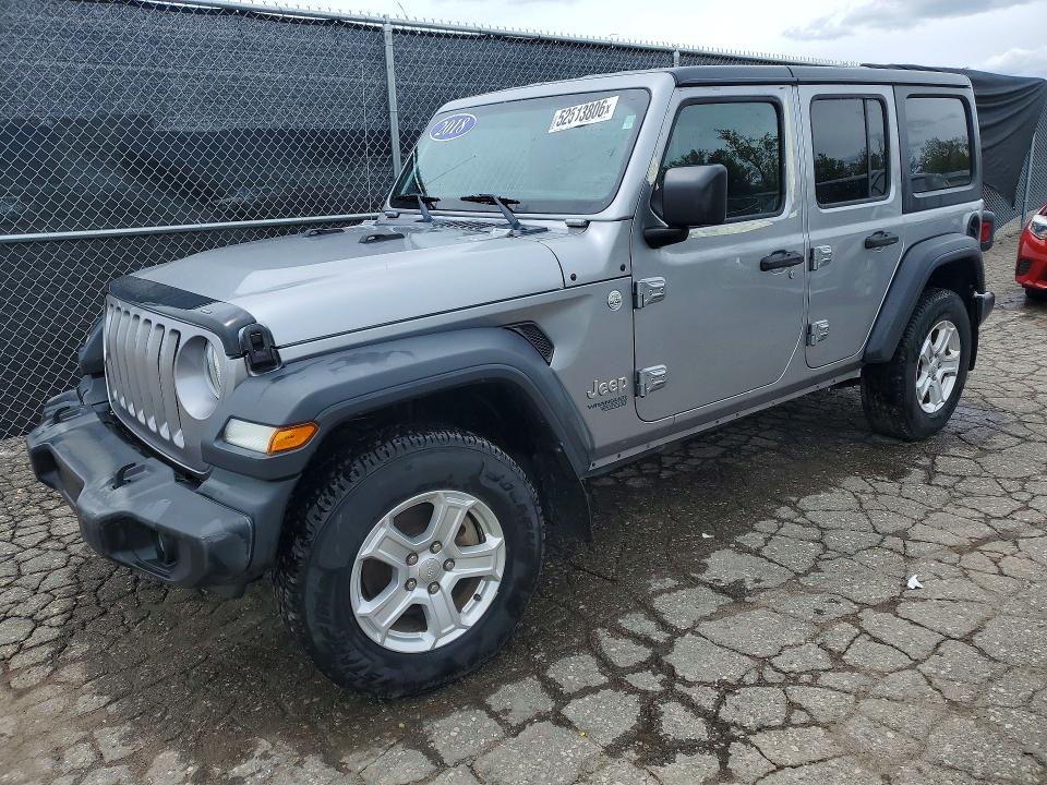 52513806 :رقم المزاد ، 1C4HJXDGXJW150230 vin ، 2018 Jeep Wrangler Unlimited مزاد بيع