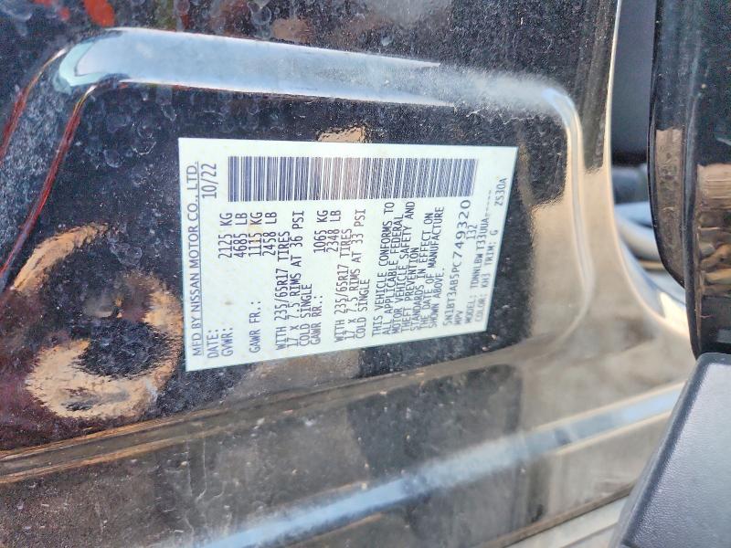Aukcja sprzedaży 2023 Nissan Rogue, vin: 5N1BT3AB5PC749320, numer aukcji: 52462956