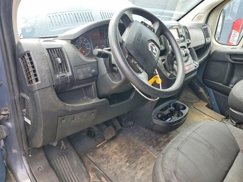 2019 Ram Promaster 3500 მანქანა იყიდება აუქციონზე, vin: 3C6URVJG8KE554470, აუქციონის ნომერი: 54014296