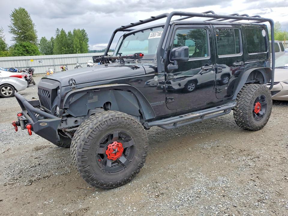 2014 Jeep Wrangler Unlimited მანქანა იყიდება აუქციონზე, vin: 1C4BJWEG0EL248480, აუქციონის ნომერი: 53657166
