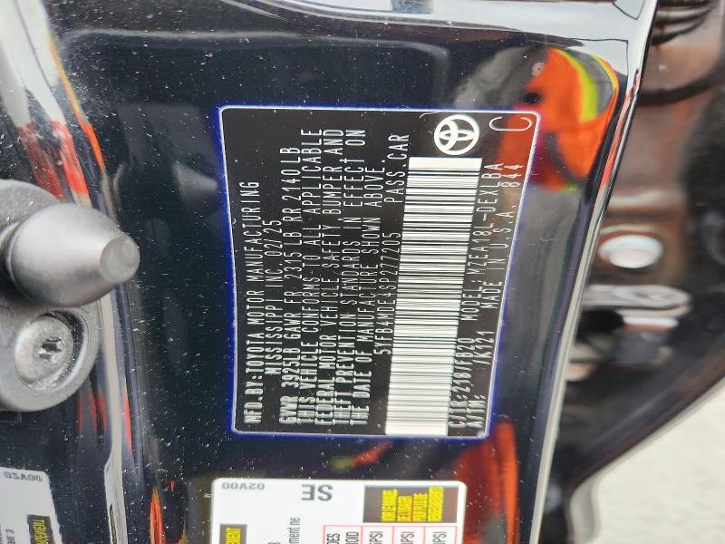 51894576 :رقم المزاد ، 5YFB4MDE4SP277205 vin ، 2025 Toyota Corolla مزاد بيع