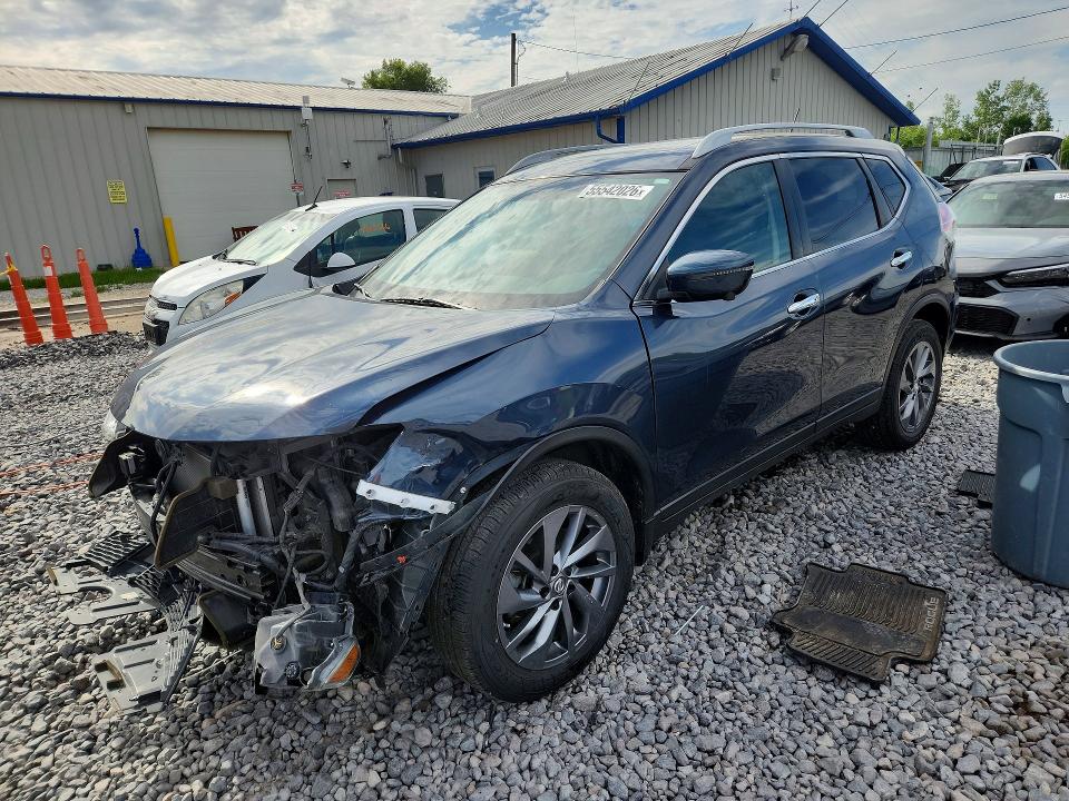 2016 Nissan Rogue მანქანა იყიდება აუქციონზე, vin: 5N1AT2MV2GC786286, აუქციონის ნომერი: 55542026
