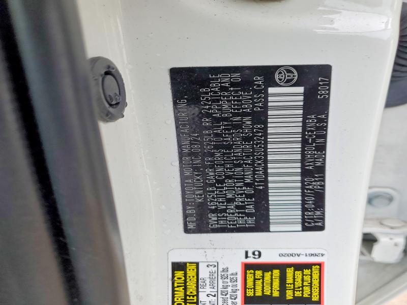Продаж на аукціоні авто 2025 Toyota Camry, vin: 4T1DAACK3SU532478, номер лоту: 54222326