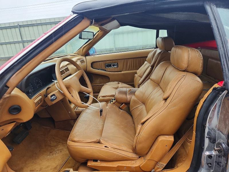 52317636 :رقم المزاد ، ZC2FP1103KB200608 vin ، 1989 Chrysler Tc مزاد بيع
