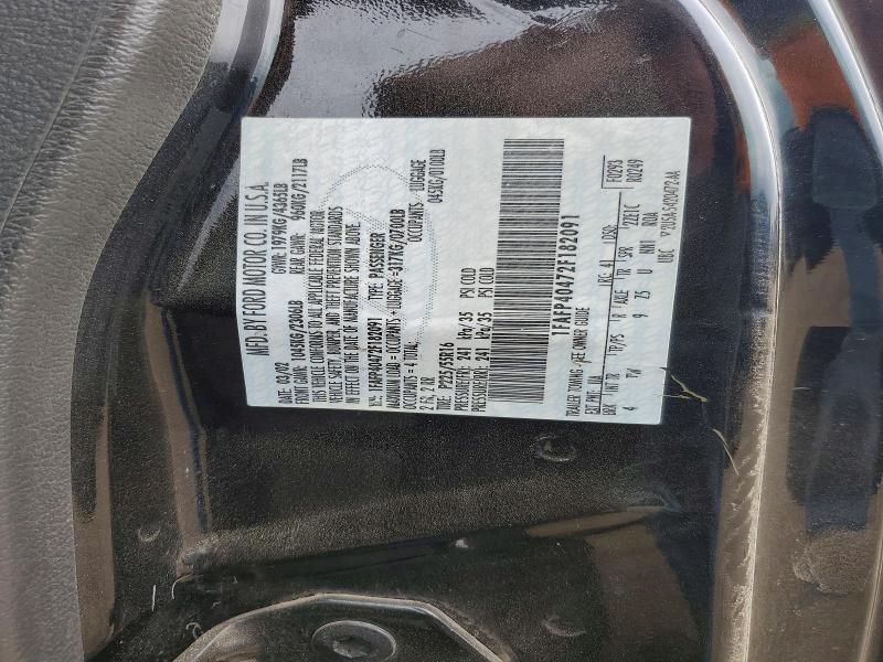 2002 Ford Mustang მანქანა იყიდება აუქციონზე, vin: 1FAFP40472F182091, აუქციონის ნომერი: 52916596