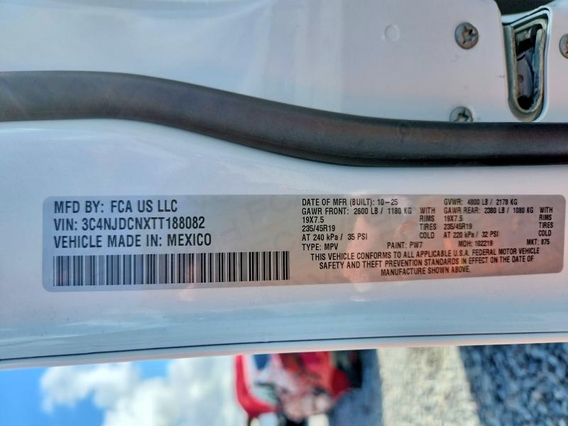 Продажа на аукционе авто 2026 Jeep Compass, vin: 3C4NJDCNXTT188082, номер лота: 53883906