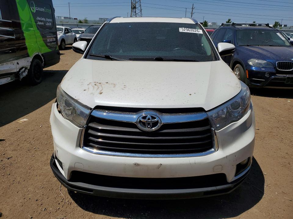 Aukcja sprzedaży 2015 Toyota Highlander, vin: 5TDJKRFHXFS127585, numer aukcji: 52962626