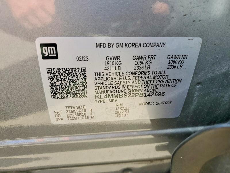 Aukcja sprzedaży 2023 Buick Encore Gx, vin: KL4MMBS22PB142696, numer aukcji: 54850096