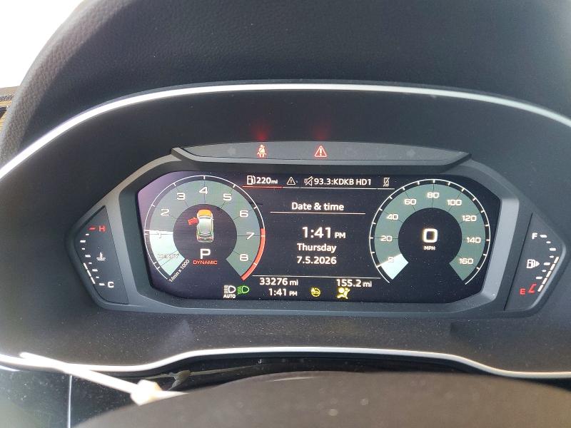 2024 Audi Q3 მანქანა იყიდება აუქციონზე, vin: WA1DECF32R1023609, აუქციონის ნომერი: 52935446