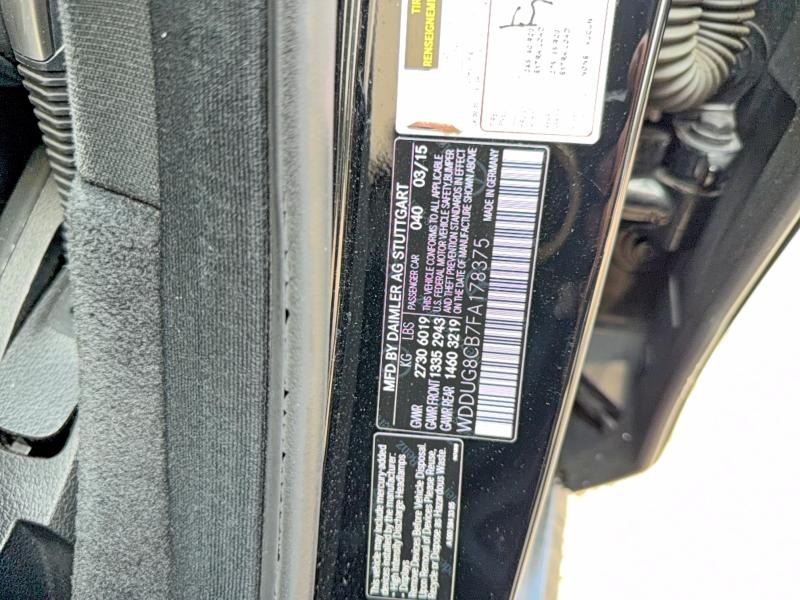 2015 Mercedes-benz S მანქანა იყიდება აუქციონზე, vin: WDDUG8CB7FA178375, აუქციონის ნომერი: 53279926
