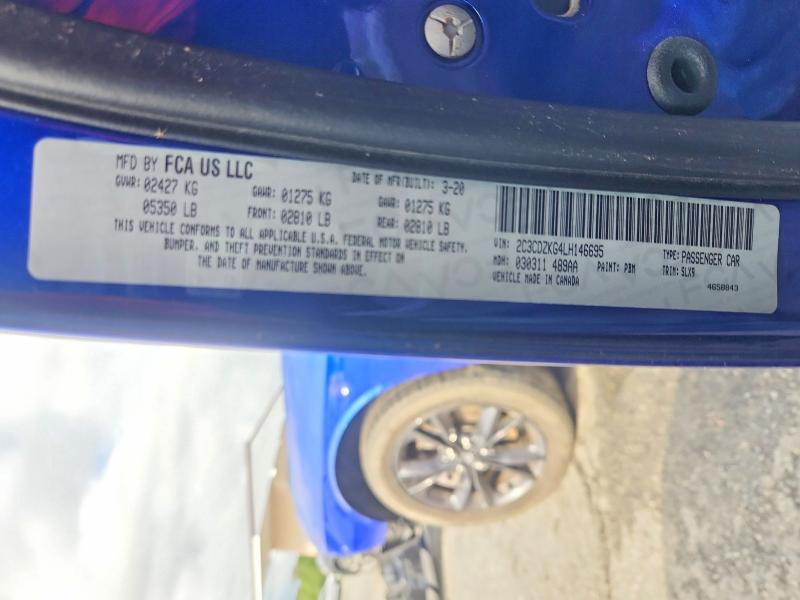 Продаж на аукціоні авто 2020 Dodge Challenger, vin: 2C3CDZKG4LH146695, номер лоту: 53080586