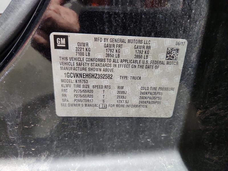 Продаж на аукціоні авто 2017 Chevrolet Silverado, vin: 1GCVKNEH6HZ392582, номер лоту: 55268836